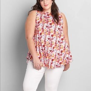Lane Bryant Swing Tunic Tank Size 26/28